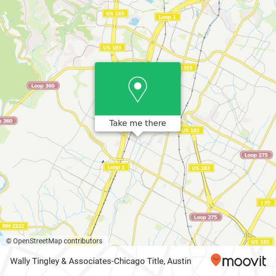 Wally Tingley & Associates-Chicago Title map