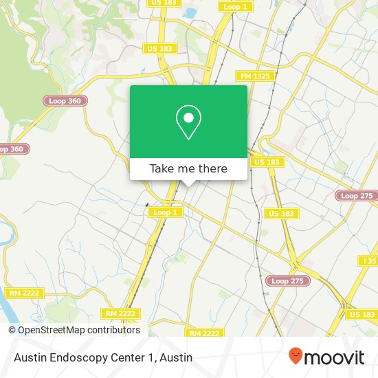 Mapa de Austin Endoscopy Center 1