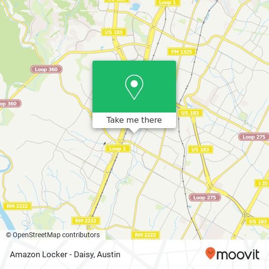 Amazon Locker - Daisy map