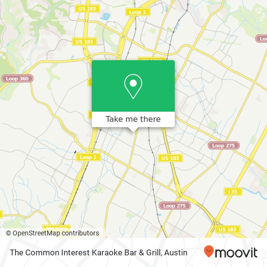 The Common Interest Karaoke Bar & Grill map