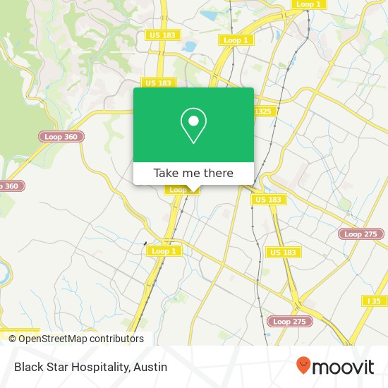 Mapa de Black Star Hospitality