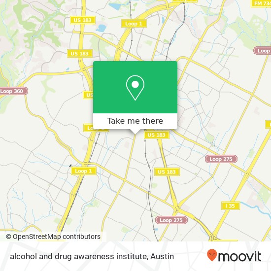 Mapa de alcohol and drug awareness institute