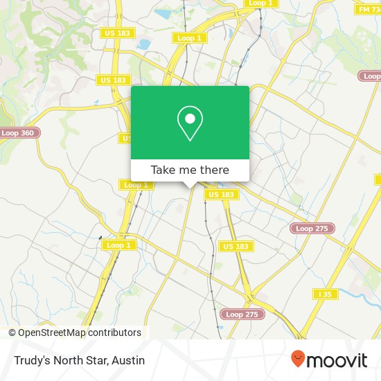 Mapa de Trudy's North Star