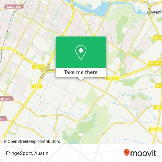 FringeSport map