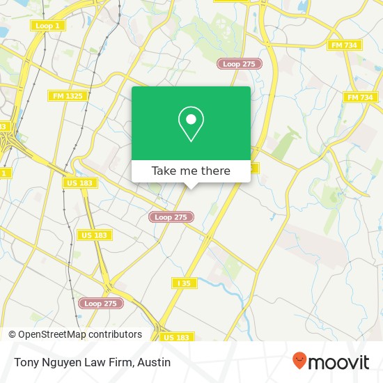 Tony Nguyen Law Firm map