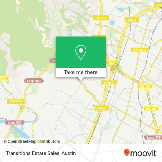 Mapa de Transitions Estate Sales