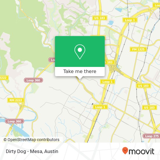 Mapa de Dirty Dog - Mesa