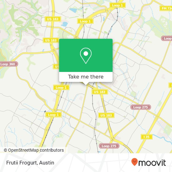 Frutii Frogurt map