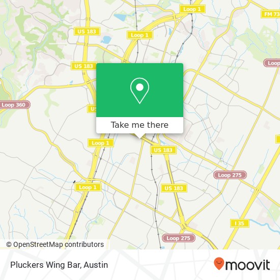 Pluckers Wing Bar map