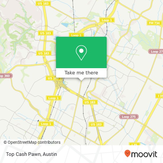 Mapa de Top Cash Pawn