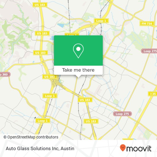 Auto Glass Solutions Inc map