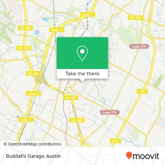 Mapa de Buddah's Garage