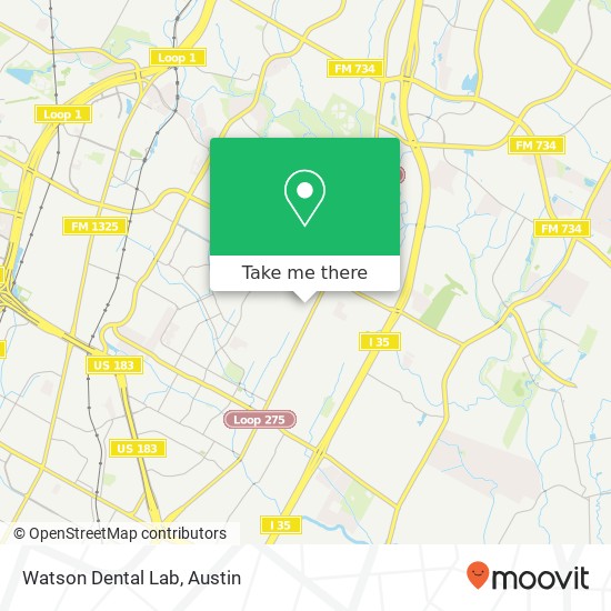 Watson Dental Lab map