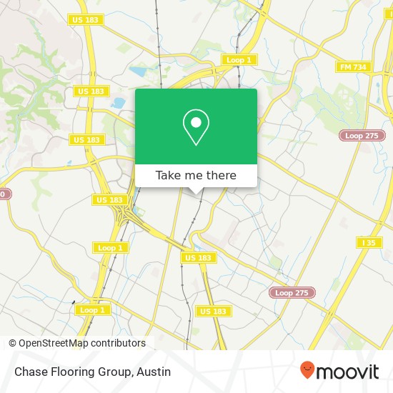 Chase Flooring Group map