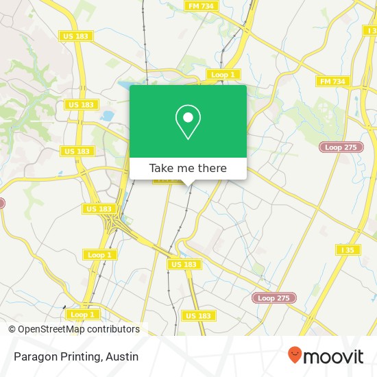 Mapa de Paragon Printing