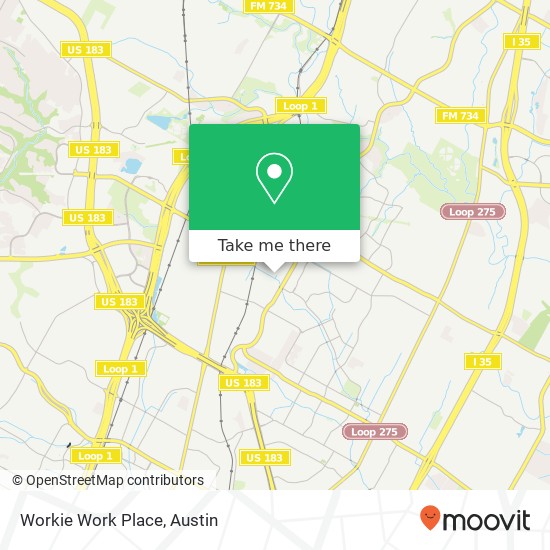 Mapa de Workie Work Place