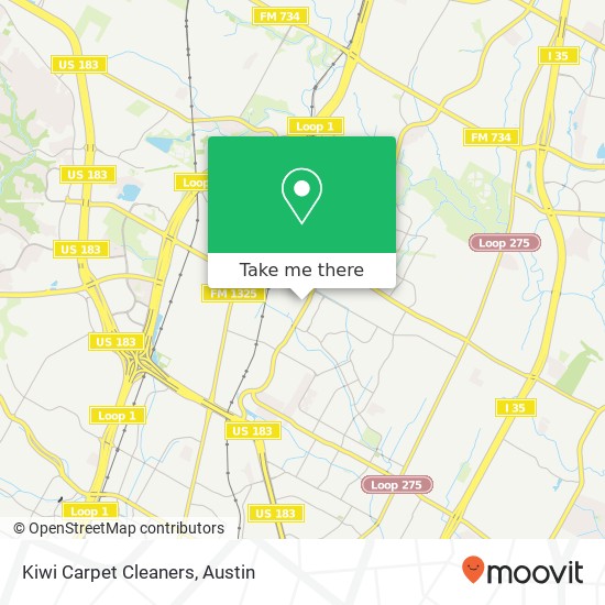 Kiwi Carpet Cleaners map