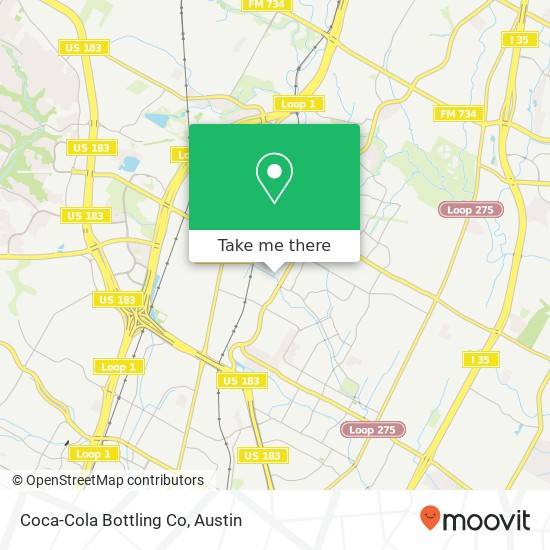 Mapa de Coca-Cola Bottling Co