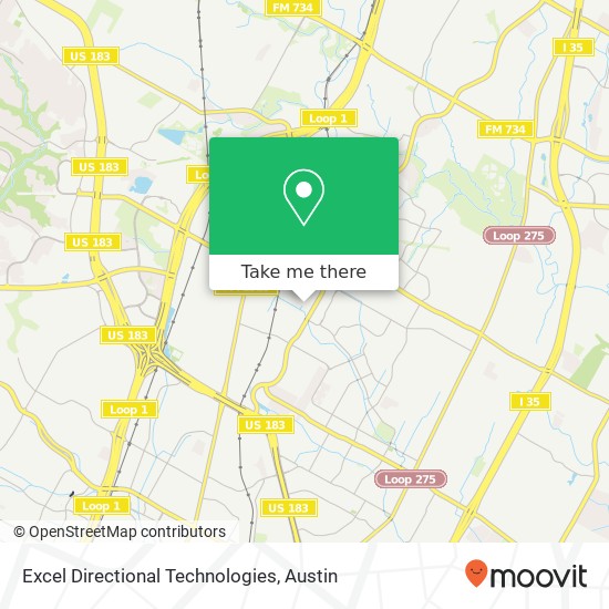 Excel Directional Technologies map