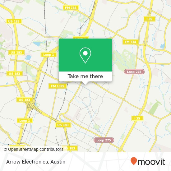 Arrow Electronics map