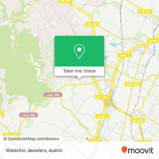 Waterloo Jewelers map