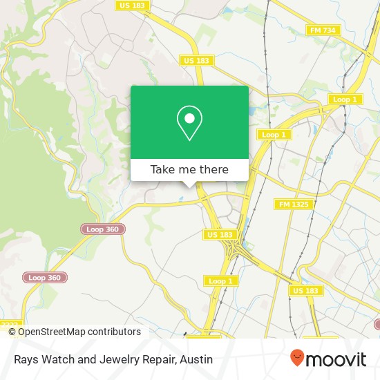Rays Watch and Jewelry Repair map