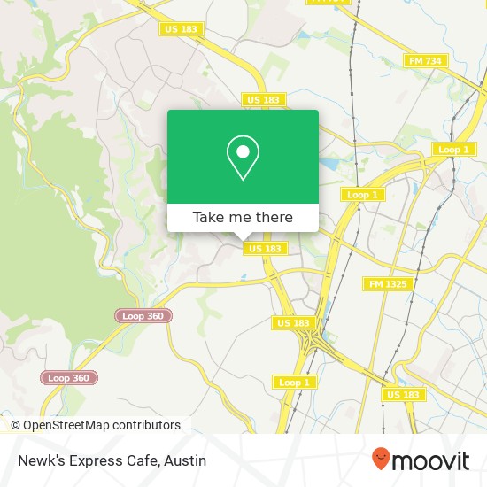 Mapa de Newk's Express Cafe