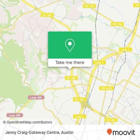 Jenny Craig-Gateway Centre map