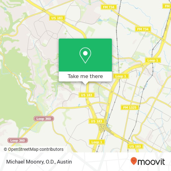 Mapa de Michael Moonry, O.D.
