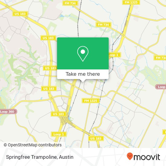 Springfree Trampoline map