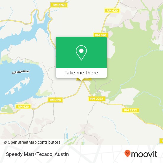 Mapa de Speedy Mart/Texaco
