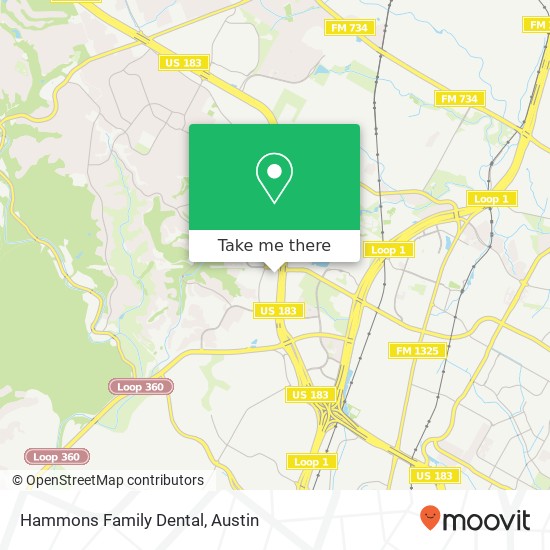 Mapa de Hammons Family Dental