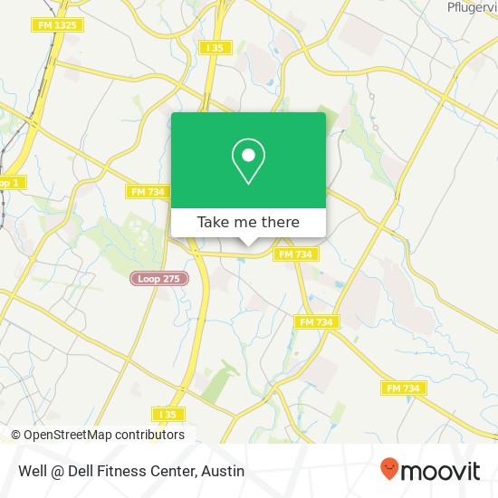 Well @ Dell Fitness Center map