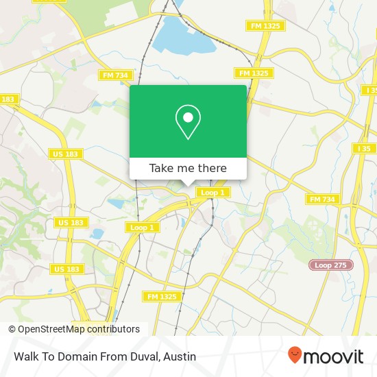 Mapa de Walk To Domain From Duval