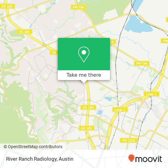 Mapa de River Ranch Radiology