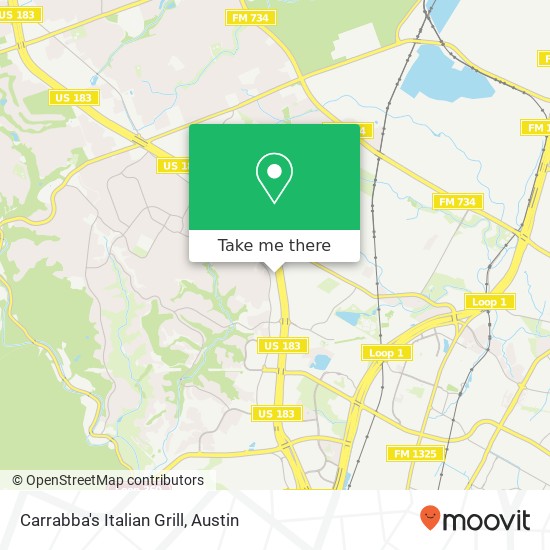Mapa de Carrabba's Italian Grill