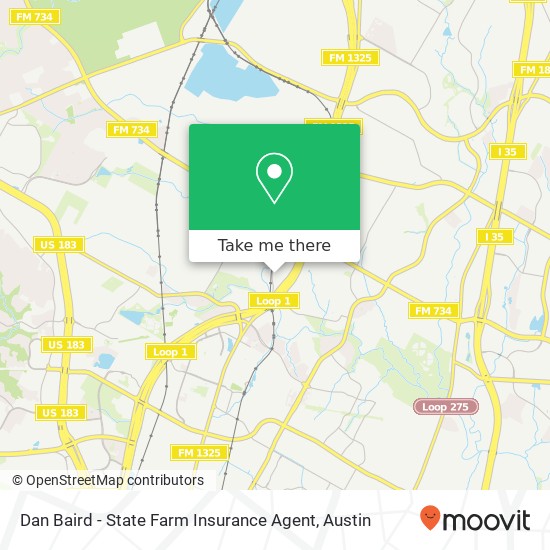 Dan Baird - State Farm Insurance Agent map