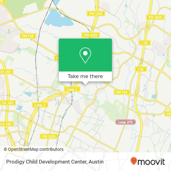 Prodigy Child Development Center map