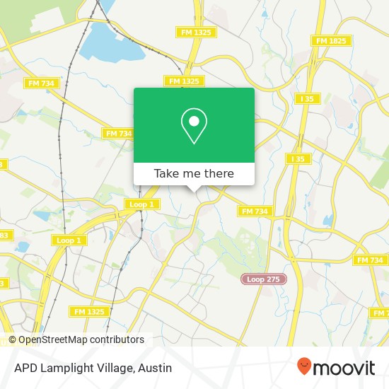 APD Lamplight Village map
