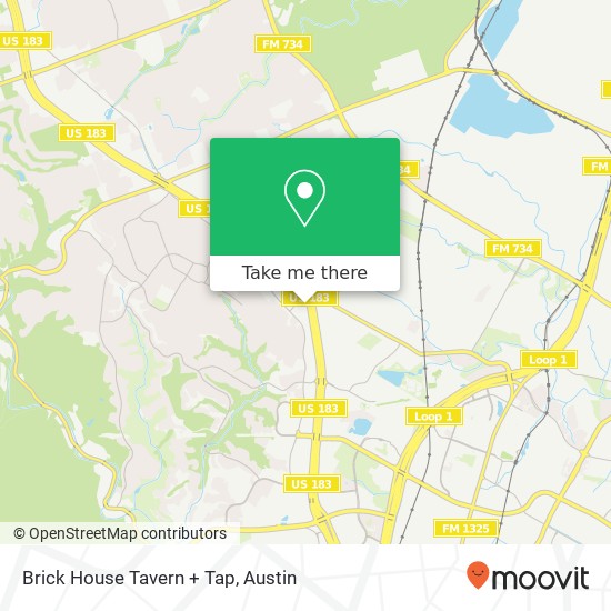 Brick House Tavern + Tap map