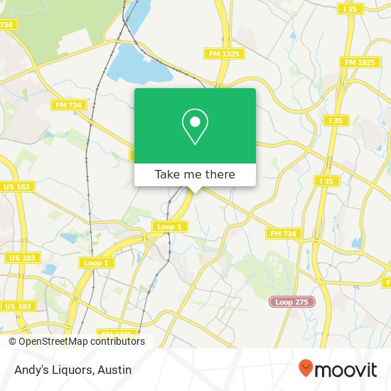 Mapa de Andy's Liquors