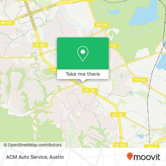 Mapa de ACM Auto Service