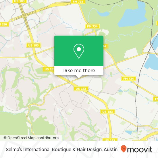 Selma's International Boutique & Hair Design map