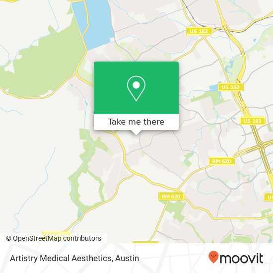 Mapa de Artistry Medical Aesthetics