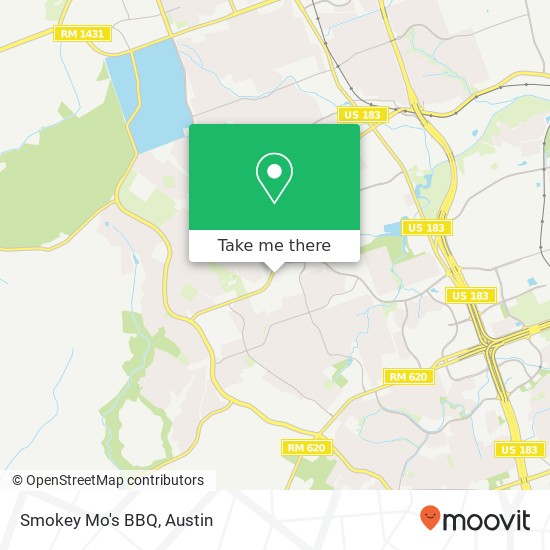 Mapa de Smokey Mo's BBQ