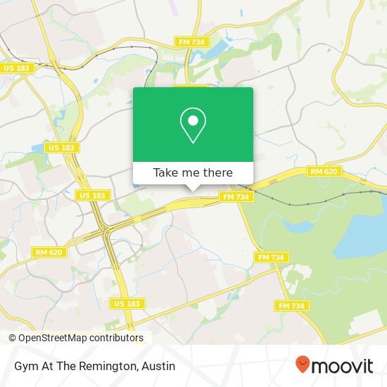 Gym At The Remington map