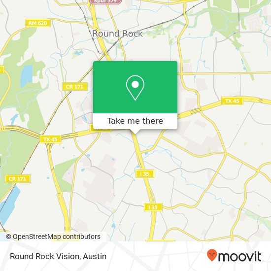 Mapa de Round Rock Vision