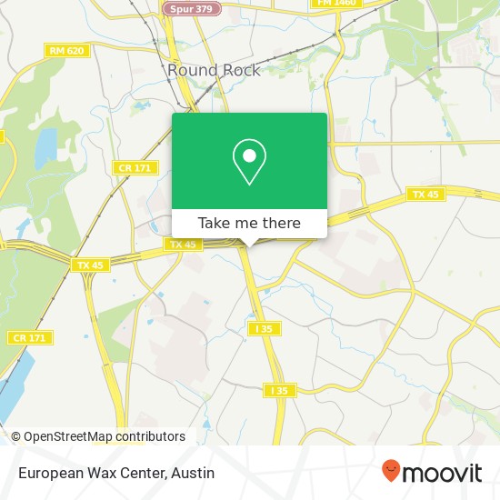 Mapa de European Wax Center