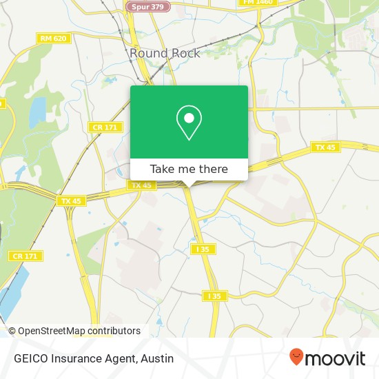 Mapa de GEICO Insurance Agent
