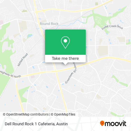 Dell Round Rock 1 Cafeteria map